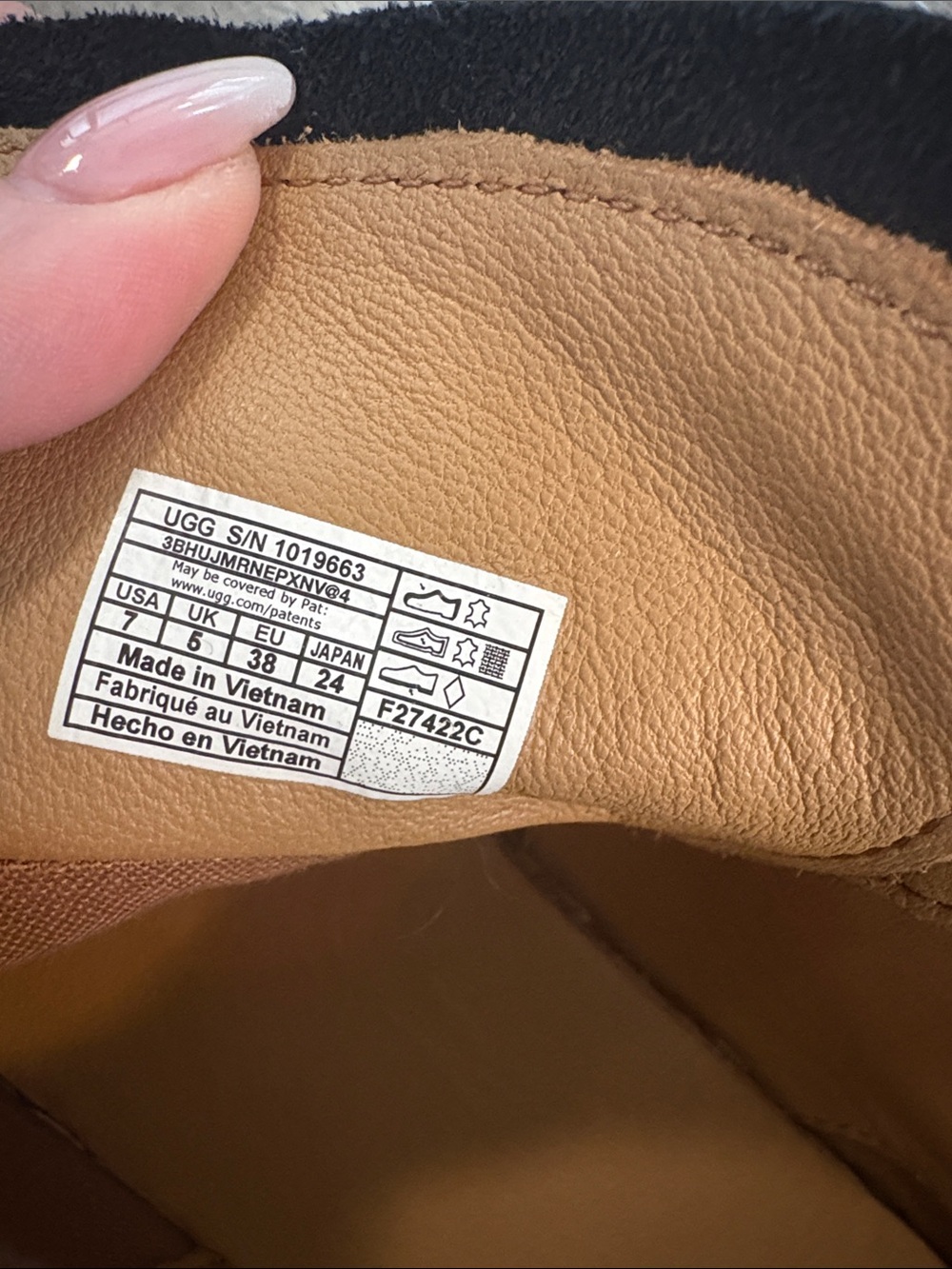 UGG Black High-Top Sneakers with Side Zipper size 7 - Picture 7 of 7